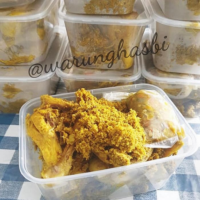 

ayam ungkep serundeng 5 potong + sambal siap goreng stok terbatas