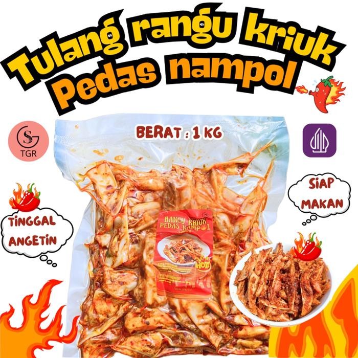 

paket jumbo 1 kg rangu kriuk pedas daun jeruk - cemilan pedas shopee stok terbatas