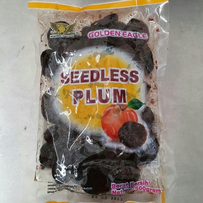 

golden eagle seedless plum 500g - manisan tanpa biji shopee stok terbatas