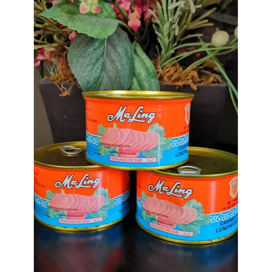 

ma ling luncheon meat fyf 397gr - daging olahan premium shopee stok terbatas