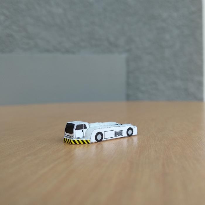 Diecast/miniatur GSE Airport Pushback Car skala 1:400