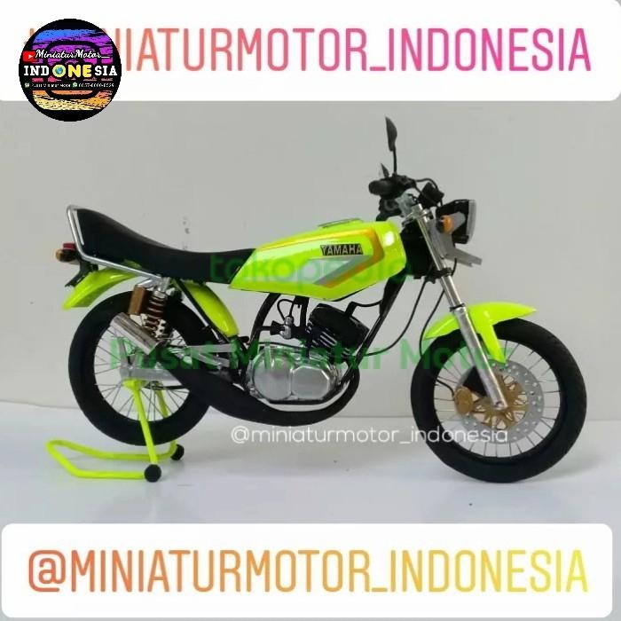 Diecast Miniatur Motor RX King Custom huu 1:8 Handmade