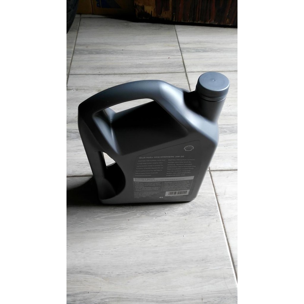 Oli Mesin Mobil Shell Helix Hx8 5w / 30 Fully Synthetic Galon (4L)