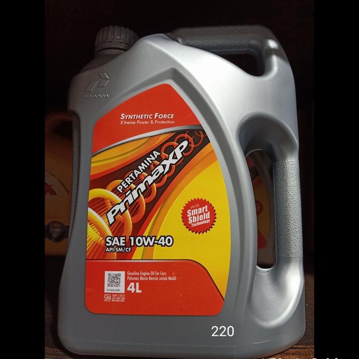 Oli Prima Xp 10w-40 4 liter/ oli mobil/ oli pertamina