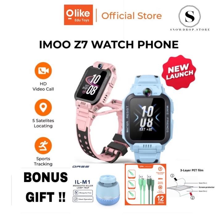 ASLI IMOO Watch Phone Z7 Front & Rear Cra With Flip-Structure Long Stand 7 Day Realtime GPS HD Video
