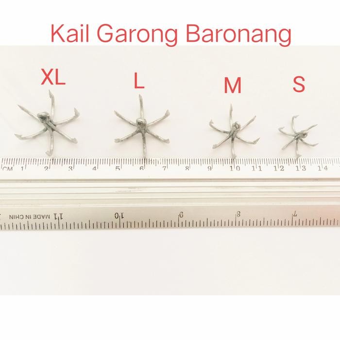 Hook Kail Garong Baronang Cakar Pancing Kembang