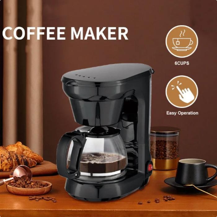 Coffee Maker Mesin Kopi Espresso Semi Otomatis Drip Coffee Maker 750ml Low Watt