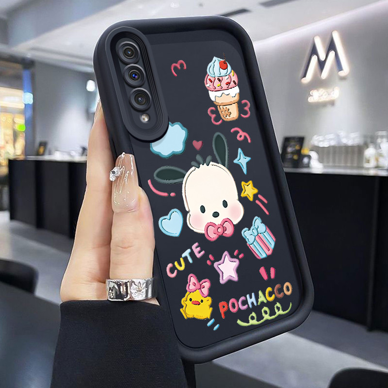 Casing Hp Untuk Samsung Galaxy A50 A50s A30s Case Es krim lucu Kasing tipis Perlindungan Kesing Sili