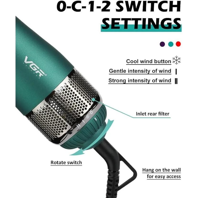 Vgr V-493 Hair Styler 4 In 1 Professional