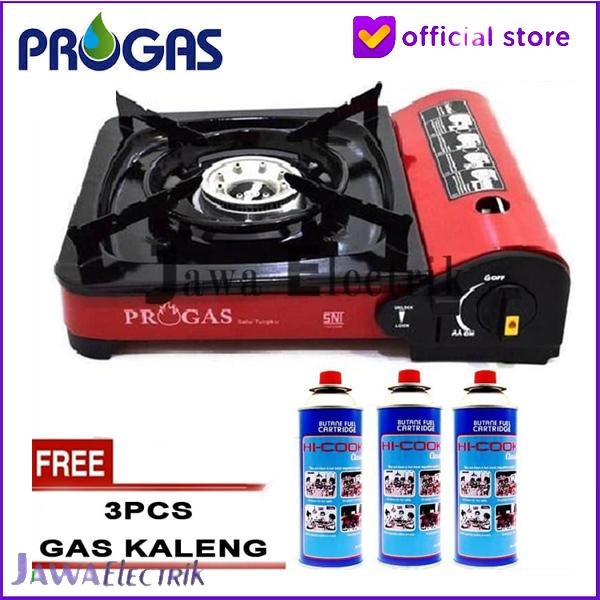PROGAS KOMPOR PORTABLE-PAKET HEMAT BERGARANSI