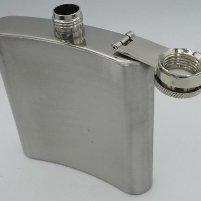 Hip Flask 6 Oz Stainless Steel Portable Wine Whisky Pot Bottle Drink