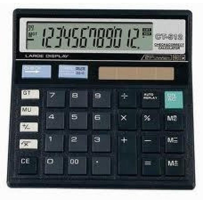 

calculator / kalkulator 512 12 digit check & correct dual power kode 111