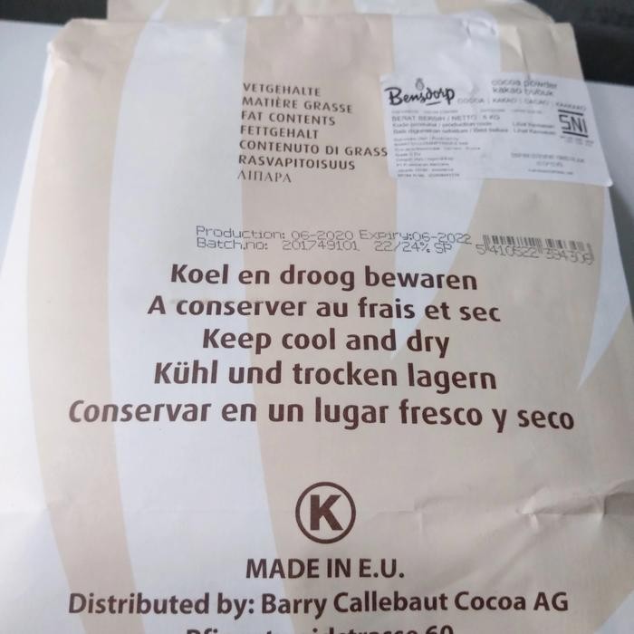 

Bensdorp Cocoa Powder Bubuk Coklat Repack