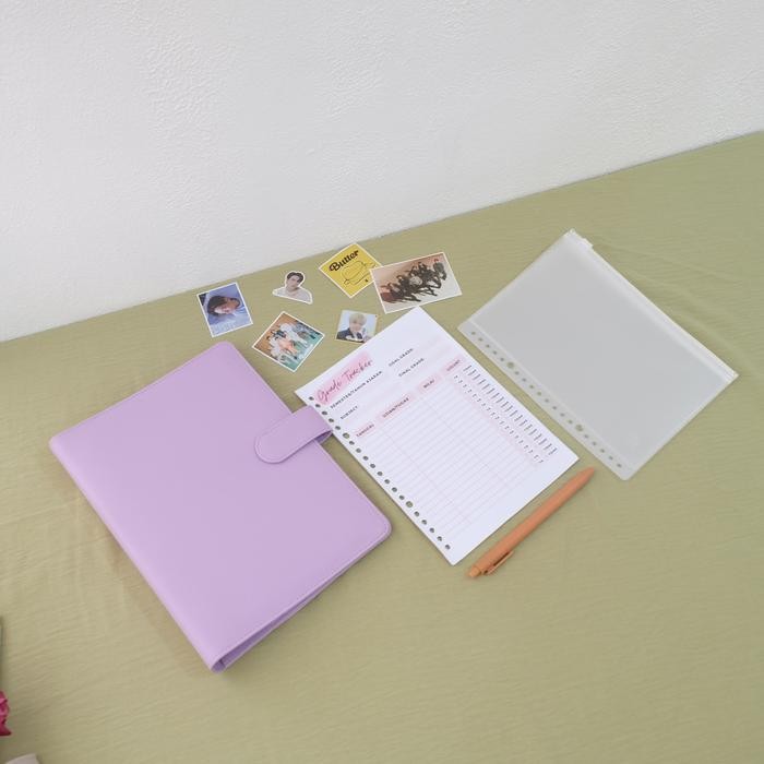 

Flashee Paket Binder Polos Untuk Belajar Study Planner Paper A5 20 Ring B5 26 Ring Stationery