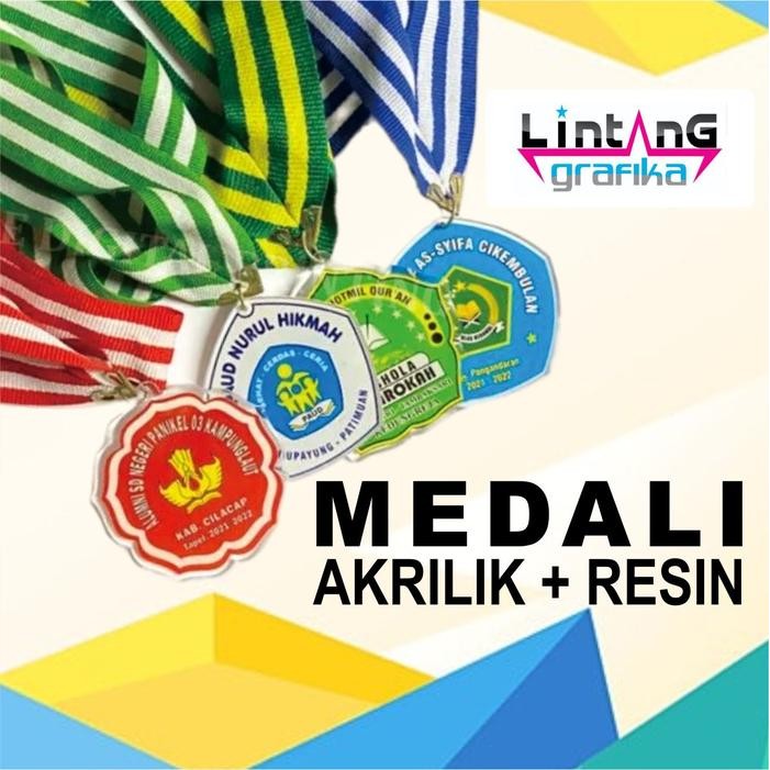 

New MEDALI PERPISAHAN WISUDA AKRILIK RESIN CUSTOM SEKOLAH UNIVERSITAS KAMPUS