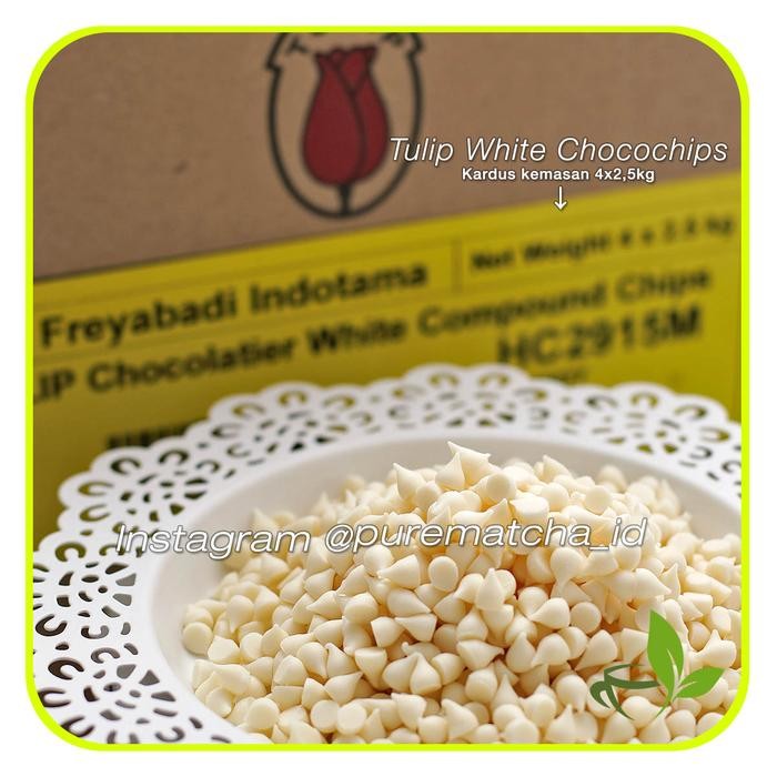 

IGIH- Choco Chips Tulip White Chocolate Cokelat Putih Tulip Coklat 250 Gr