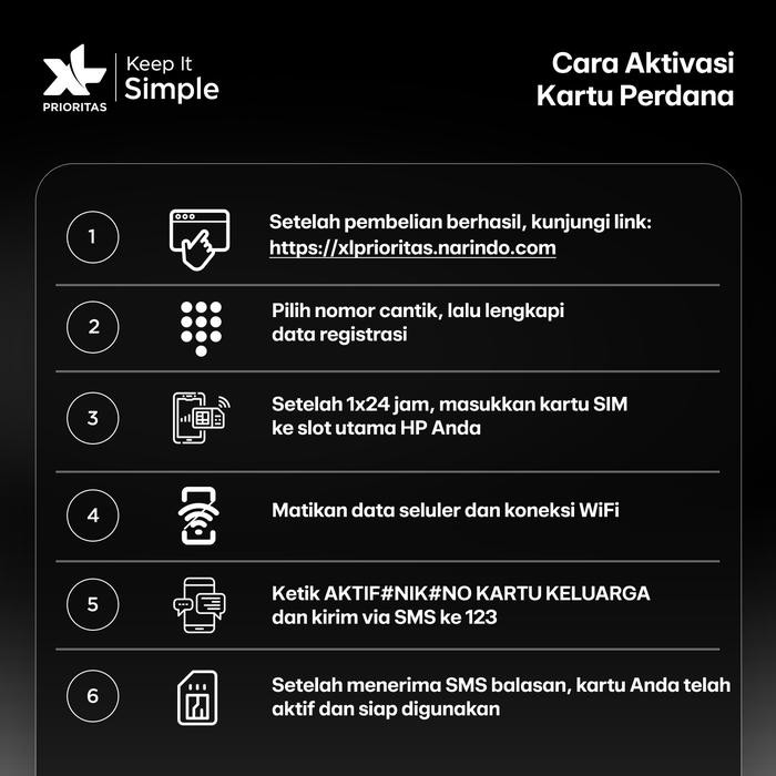 KARTU PERDANA XL PRIORITAS PLATINUM UNLIMITED FUP 100GB/BLN