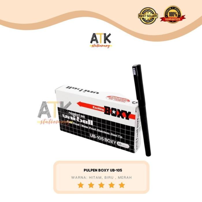 

New Pulpen Boxy Uniball/ Uni Ball UB-105 ( 1 pcs) atk