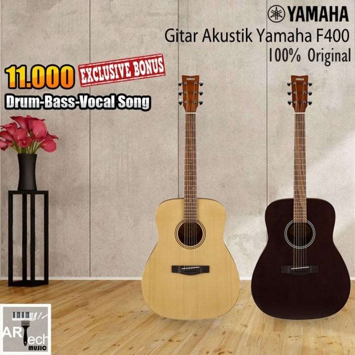 Gitar Akustik Yamaha F400 Original / F 400 Acoustic Guitar