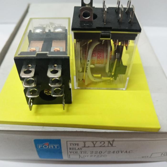 Relay Ly2N 220Vac 8Kaki Fort Promo