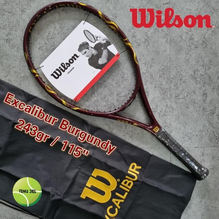 HARGA DISKON Raket Tenis Wilson Excalibur ( 115" / 243gr ) Burgundy