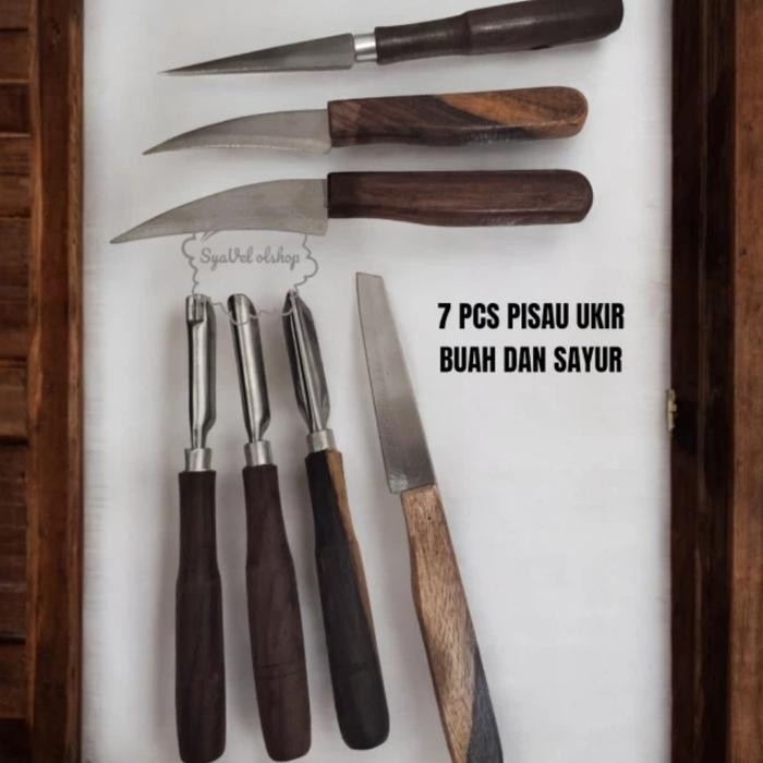 pisau garnis pisau ukir kue buah sayur