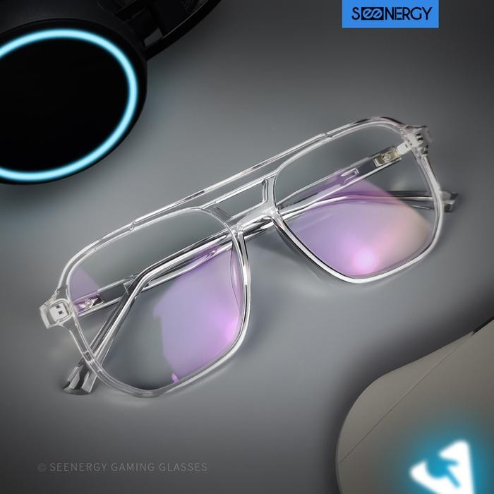 SEENERGY Kacamata Gaming Ancient Grey