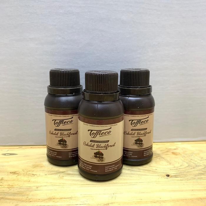 

LEZAT- Toffieco Perisa & Pewarna Cokelat Blackforest 100 Gr Coklat