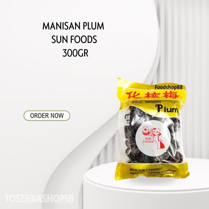 

LEZAT- Manisan Plum Sun Foods 300Gr