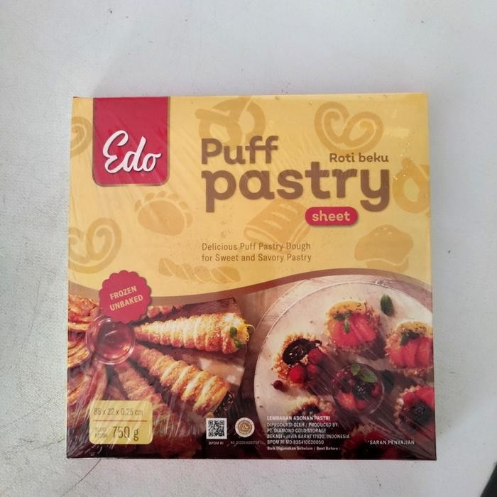 

LEZAT- Edo Puff Pastry Sheet 750Gr Food Snack