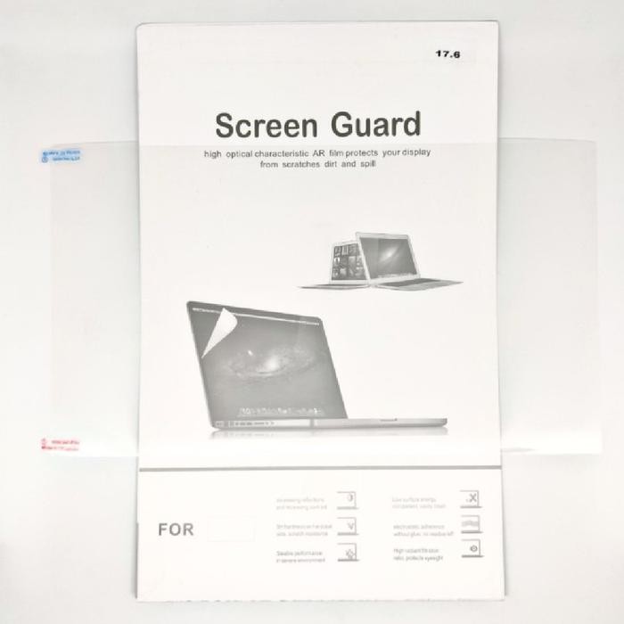 ANTI GORES FOR LAPTOP 17.6 INCH PROTECTOR SCREEN GUARD PELINDUNG LAYAR 17"