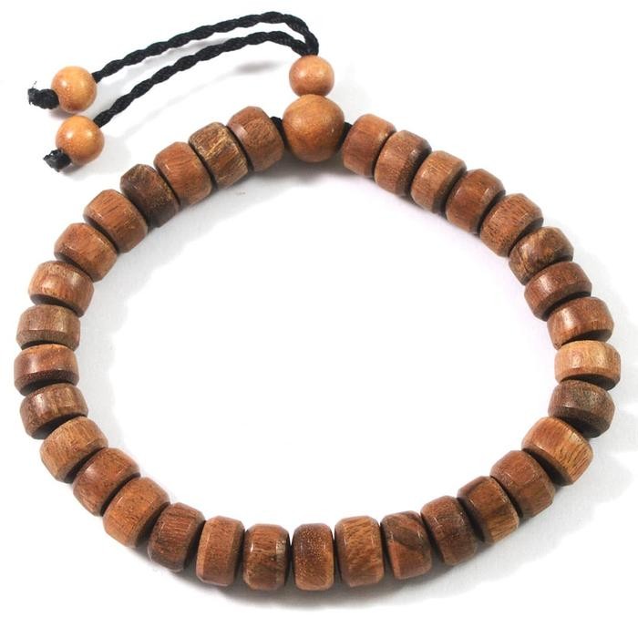 

Indah craft-Gelang Tasbih Setigi Model Tablet Tali Benang Tarik Pria wanita