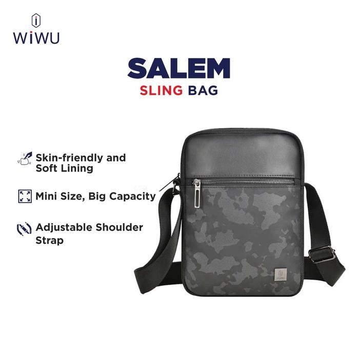 Guteninc Wallts - Tas Slempang Slingbag Salem Bag Pria Hitam
