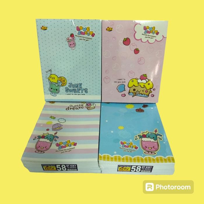 

Bisa Termin! Buku Tulis Kiky 38/58 (10 Pc)