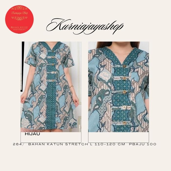 dress batik wanita super jumbo imlek/sincia/cny/baju imlek/bigsize