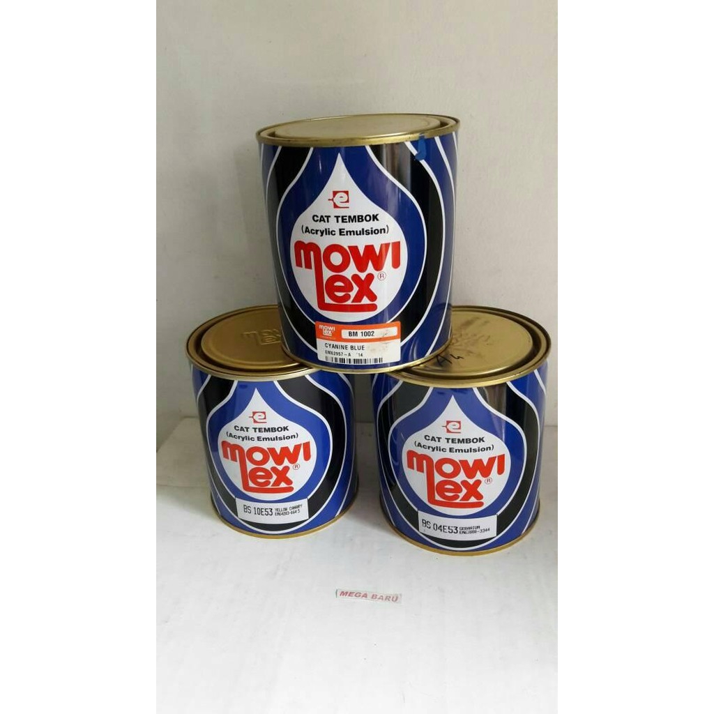 Bisa Gosend Cat Tembok Taman Mowilex/Cat Emulsion Mowilex 1 Ltr-K-M-B