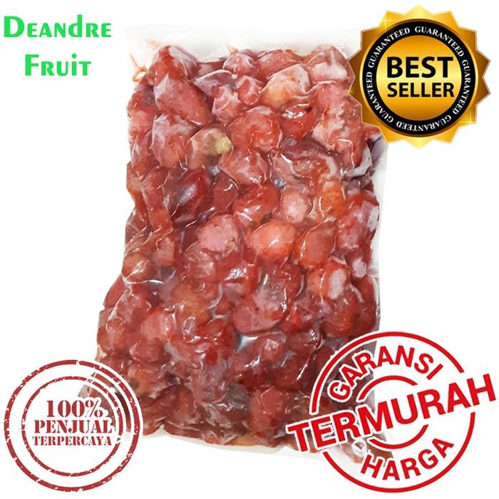 

NATURE- Grosir Murah 1Kg Frozen Strawberry Premium Buah Beku Stroberi
