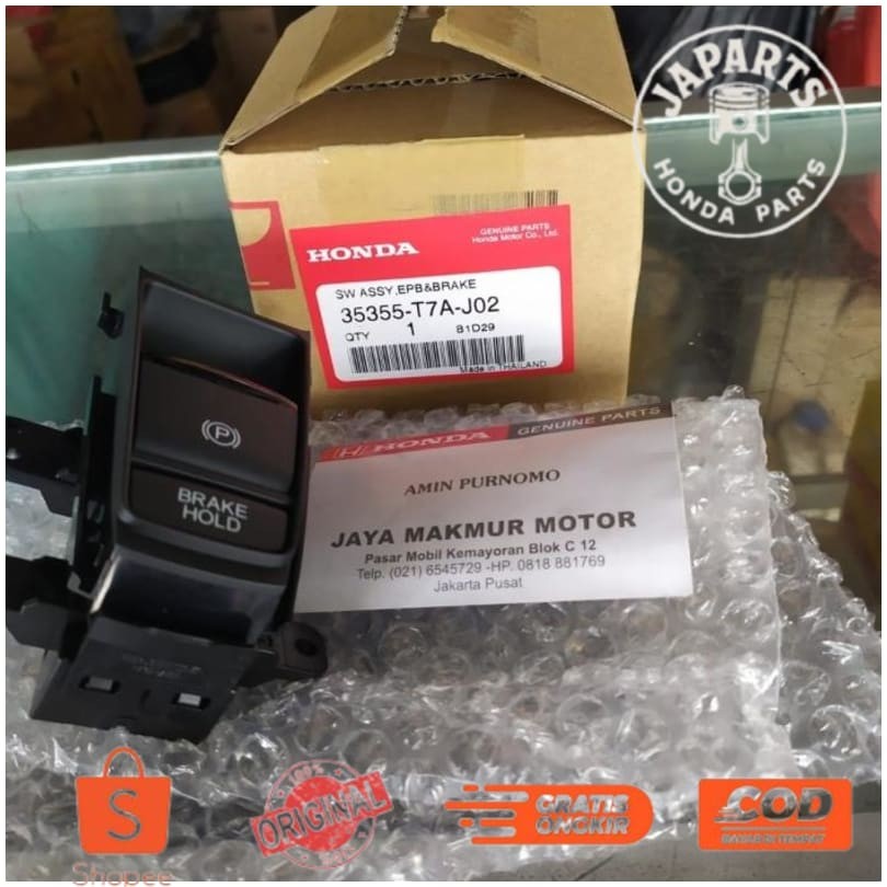 Switch Saklar Parkir EPB Electronic Brake Hold Honda HRV Original