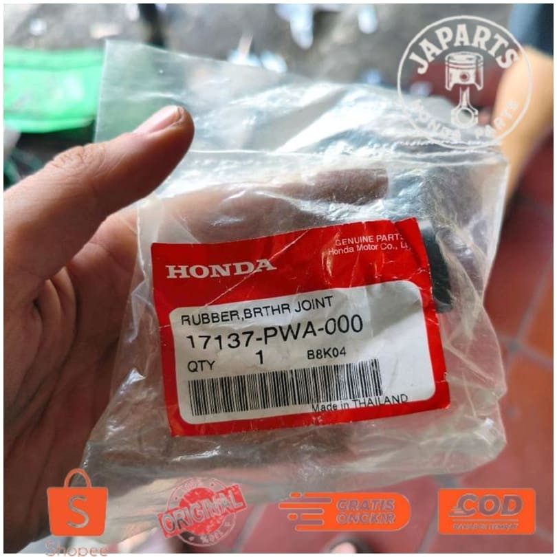 17137 PWA Plastik Karet Gromet Tube Breather Pipa Box Boks Rumah Tabung Filter Udara Honda Jazz City