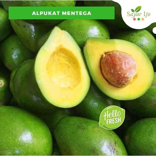 

NATURE- Alpukat Mentega Super 0.9 - 1 Kg / Pack Fresh Avocado Buah Lokal Segar