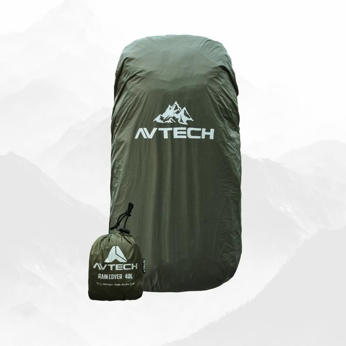 AVTECH - RAIN COVER BAG WATERPROOF PELINDUNG TAS ANTI AIR 40-50 LITER - COVER CARRIER 40