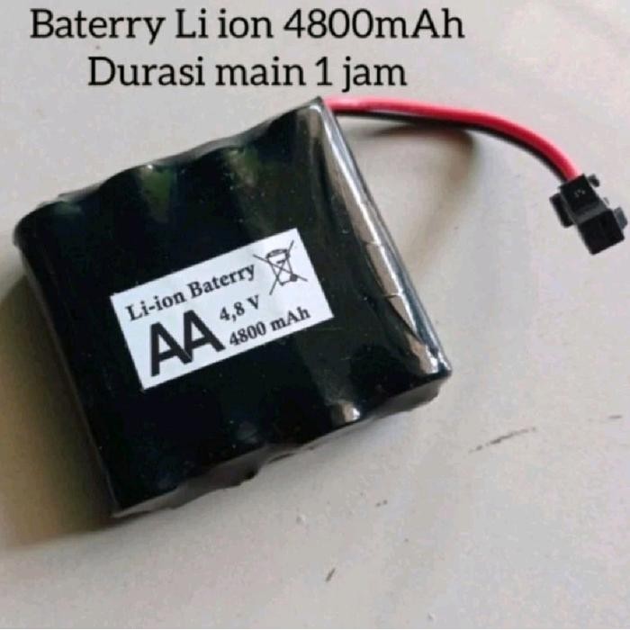 RHSKITA- Batterai Upgrade Mobil Remote Control 4,8 Volt Baterai Charger 3,7 Volt Batre Mainan