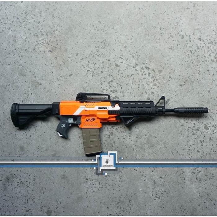 Nerf Stryfe PubG WORKER M416 Set 5 BLACK Add on Kit Stock Accessories