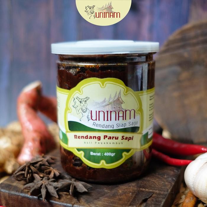 

Siap Kirim Rendang Paru Sapi Uninam 400g - Siap Santap