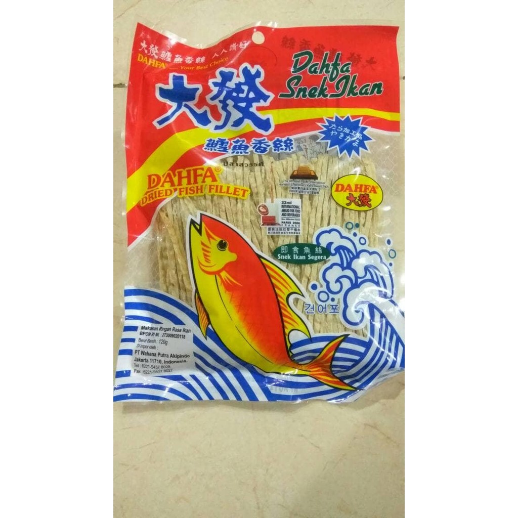 

Siap Kirim Dahfa Snek Ikan 120gr - Snack Ikan Kering