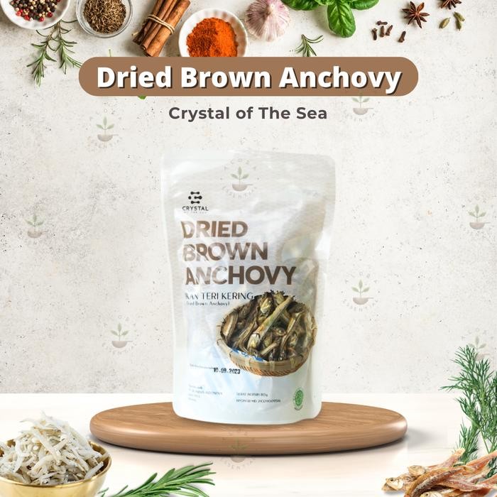 

Siap Kirim Crystal of The Sea Dried Brown Anchovy 80g / Jengki Bilis Kering - Shopee