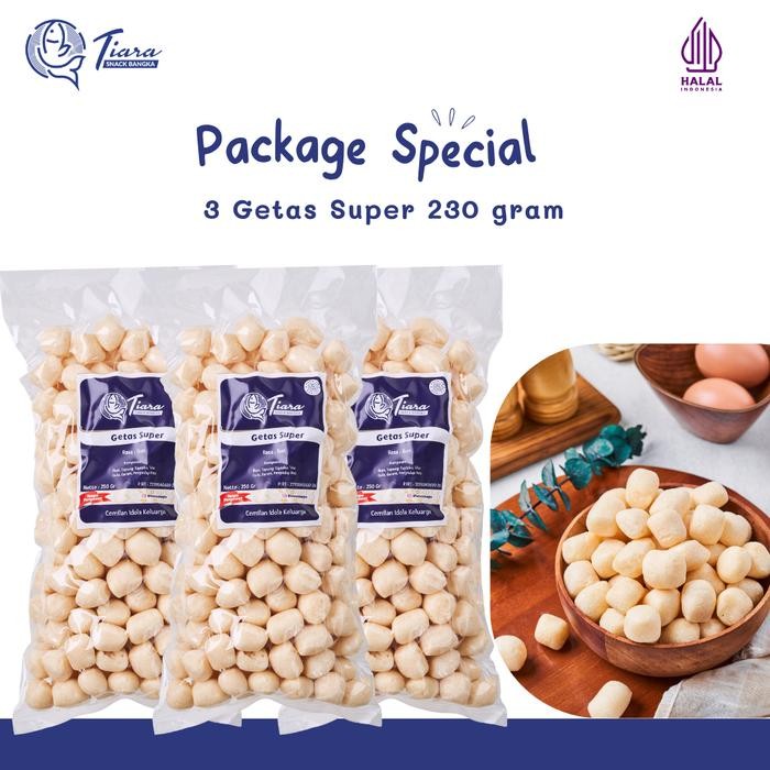 DISKON Getas Super Ikan Tenggiri Asli Belinyu Bangka - Package Special Getas Super Tiara READY STOCK