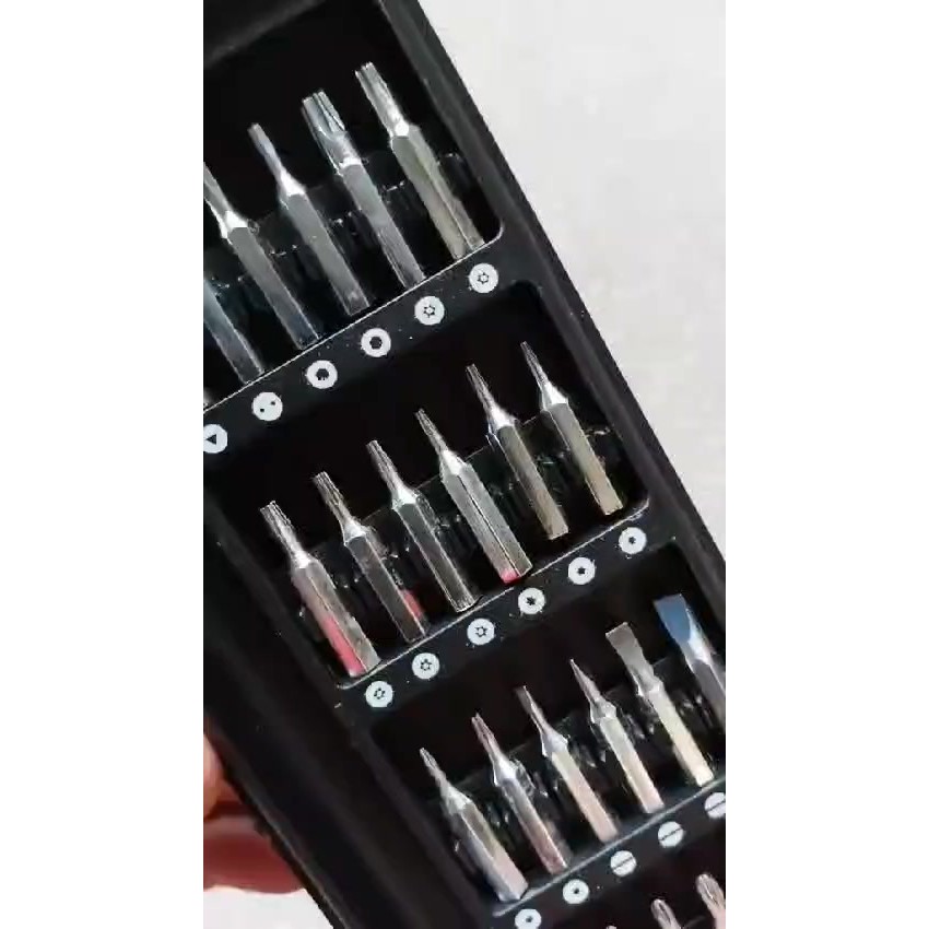 Set Obeng Magnet Premium 24in1 Set Obeng Magnetic Multifungsi Obeng Screwdriver Set Obeng Magnet 24 