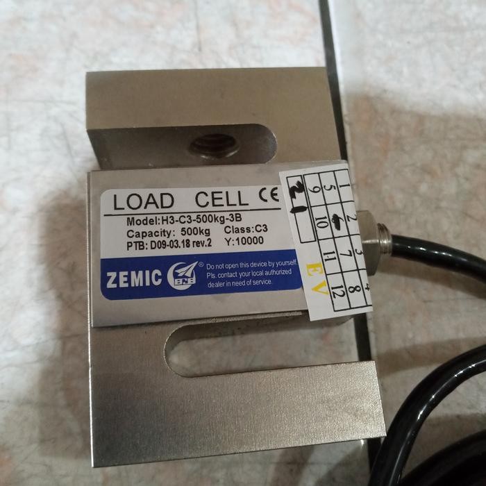 LOAD CELL ZEMIC H3-C3 500KG SIAP KIRIM PACKING AMAN