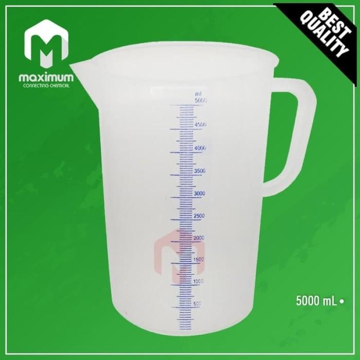Gelas Ukur Plastik 5 Liter - Gelas Takar 5 liter